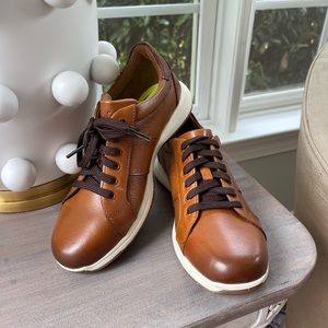 New Florsheim Great Lakes Jr. Cognac Lace Oxford Boys Dress Shoe